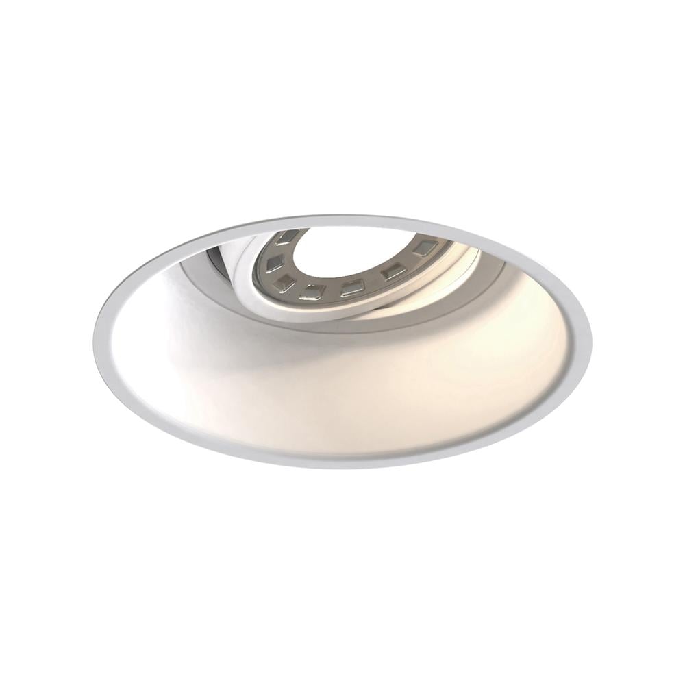Photos - Chandelier / Lamp Astro Minima Round Adjustable Matt White GU10 Downlight 1249003 