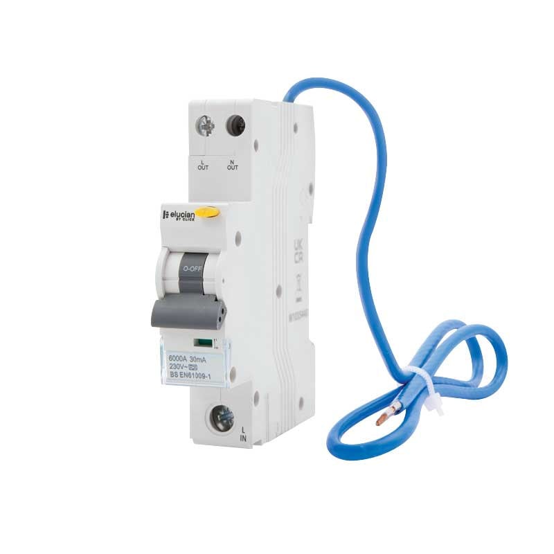 Click Elucian RCBOs Single Pole Type A