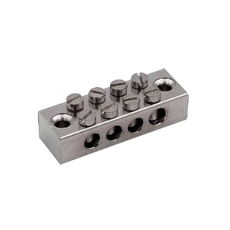 Brass Earth Block 4 Way