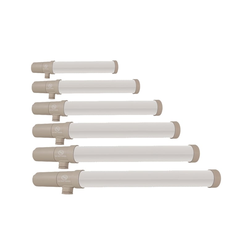 TUBULAR TUBE HEATER Built In Thermostat Greenhouse Garage Bathroom - Foto 10