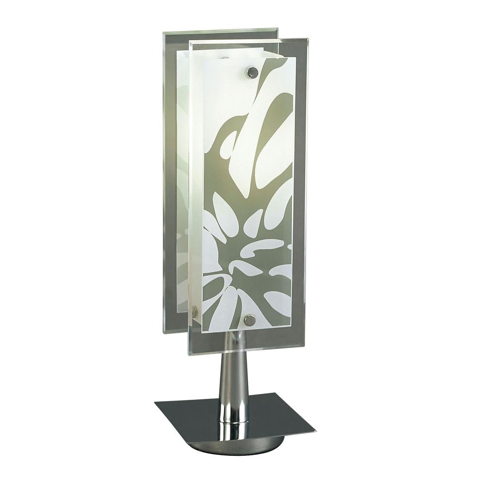 Photos - Desk Lamp MANTRA Euphoria Table Lamp 1 Light E27 Polished Chrome/Opal White Glass M0511 