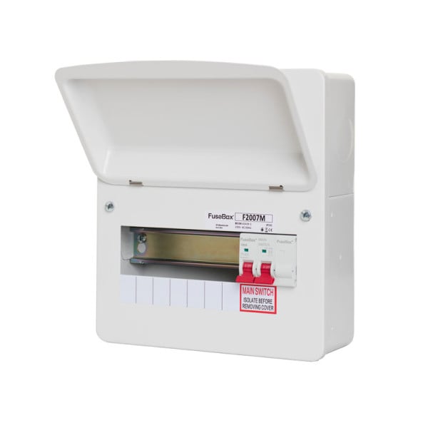 FuseBox Metal Consumer Units with Main Switch Incomer
