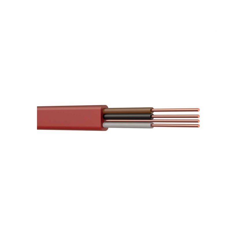 H6243Y Red 3 Core & Earth Cable (Per 100M)