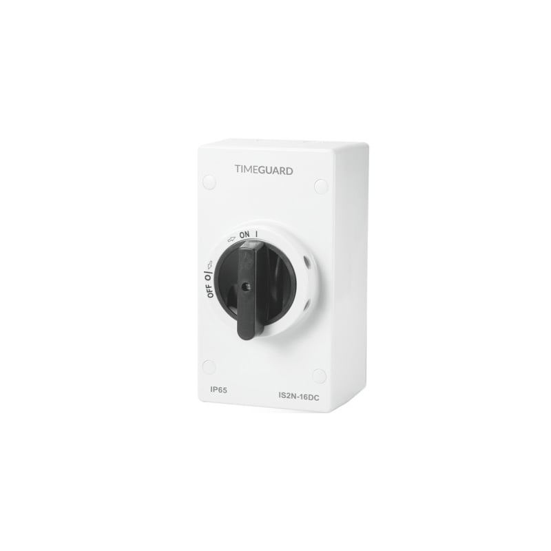 Timeguard IP65 DC Rotary Isolator Switches
