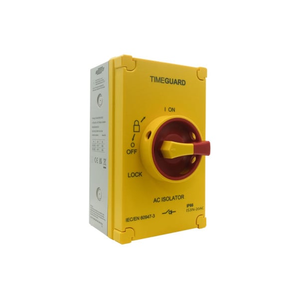 TimeGuard IP65 Rotary Isolator Switches