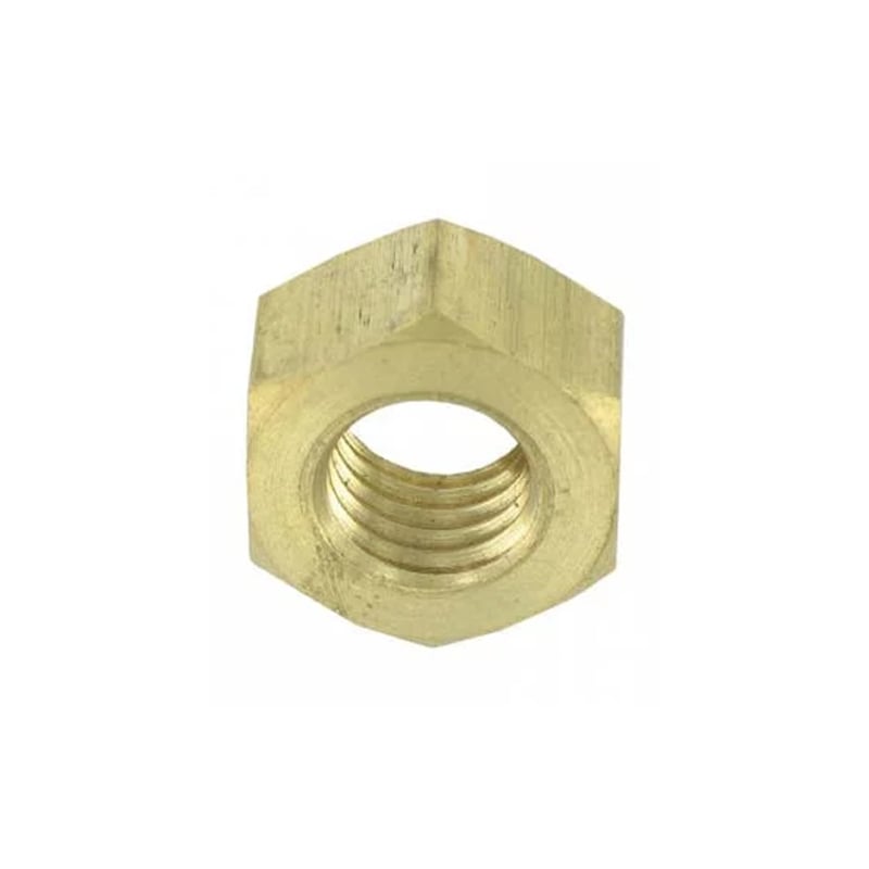 Brass Hexagon Nut M4 (Pack 100)