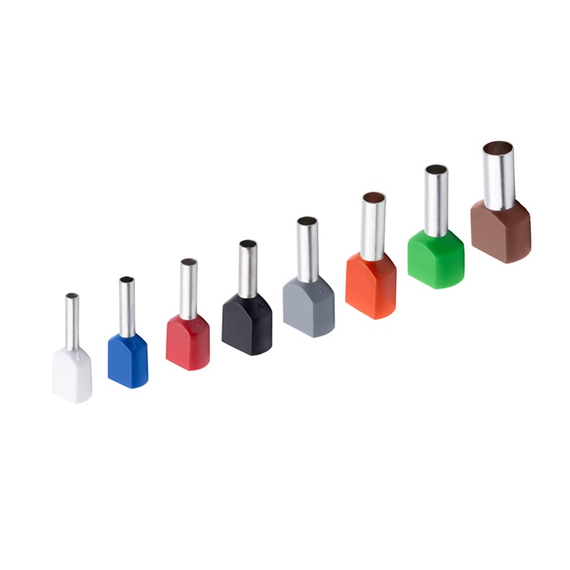 Dual Entry Cord End Terminals (Per Pack)