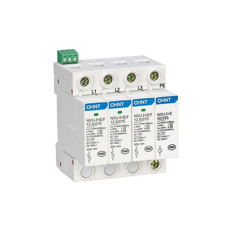 Chint NXU-1/2/F-3PN Low-Voltage Surge Arrester SPD