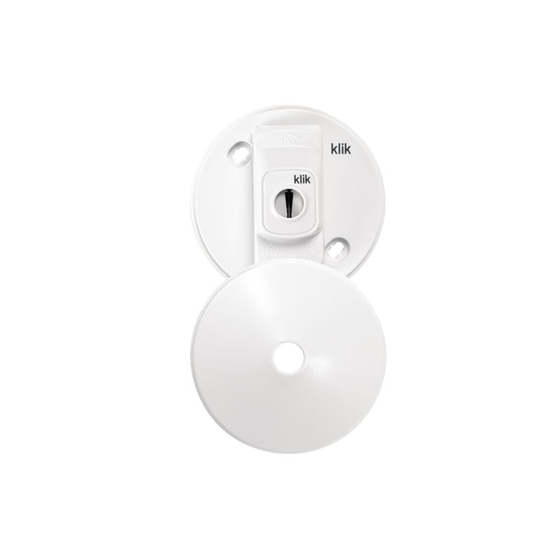 Hager KLIK Pre-Wired Plug-in Ceiling Rose White