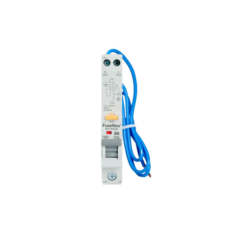 FuseBox Type A Single Module 30mA RCBO 10kA