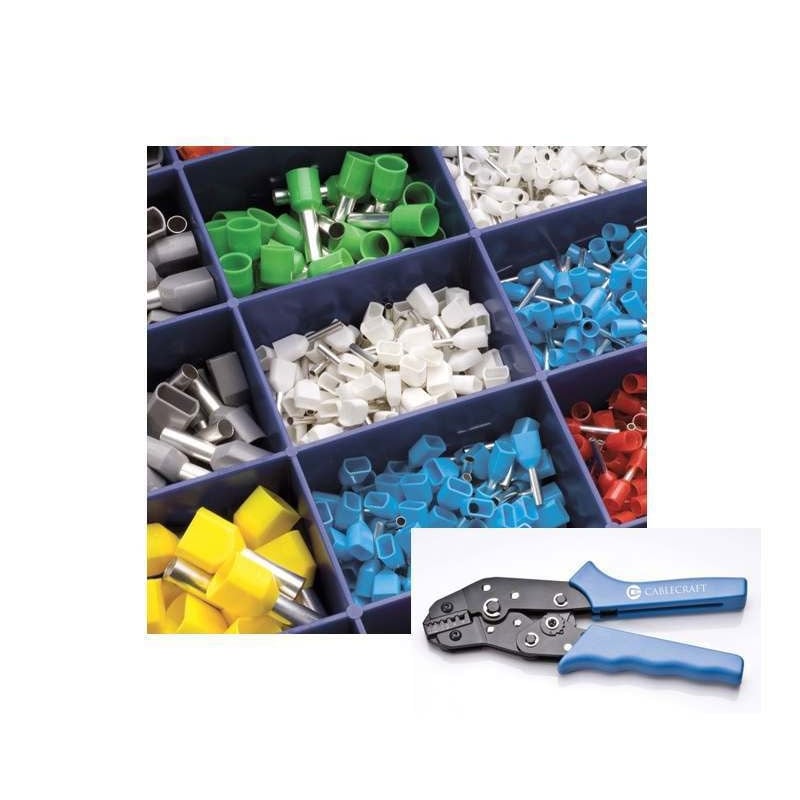 Cord End Terminal Kit Box With Tool