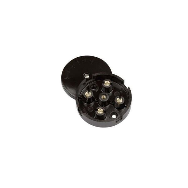 Click 5A Junction Box Brown 60mm Diameter