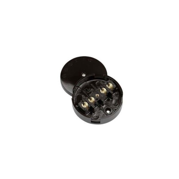 Click 20A Junction Box Brown 80mm Diameter