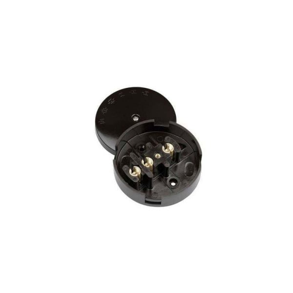 Click 30A Junction Box Brown 90mm Diameter