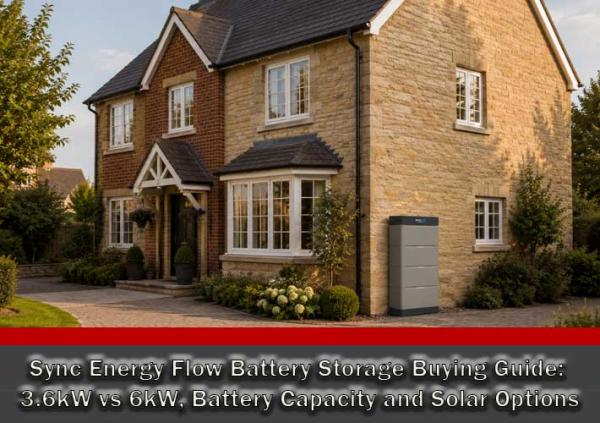 Sync Energy Flow Battery Storage Buying Guide: 3.6kW vs 6kW, Battery Capacity and Solar Options