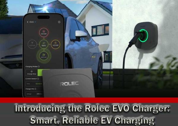 Introducing the Rolec EVO Charger: Smart, Reliable EV Charging