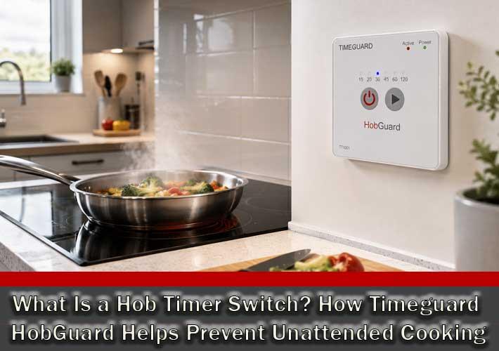 What Is a Hob Timer Switch? How Timeguard HobGuard Helps Prevent Unattended Cooking