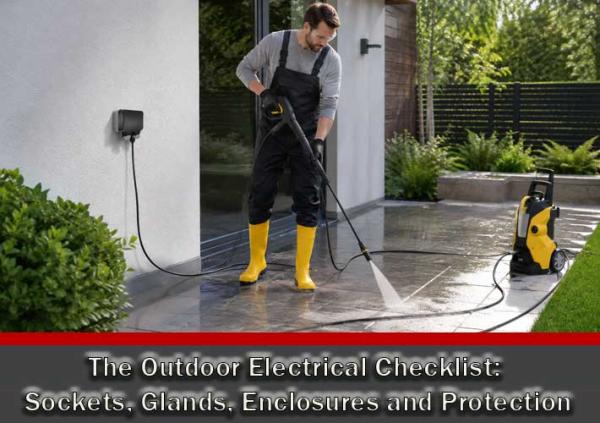 The Outdoor Electrical Checklist: Sockets, Glands, Enclosures and Protection