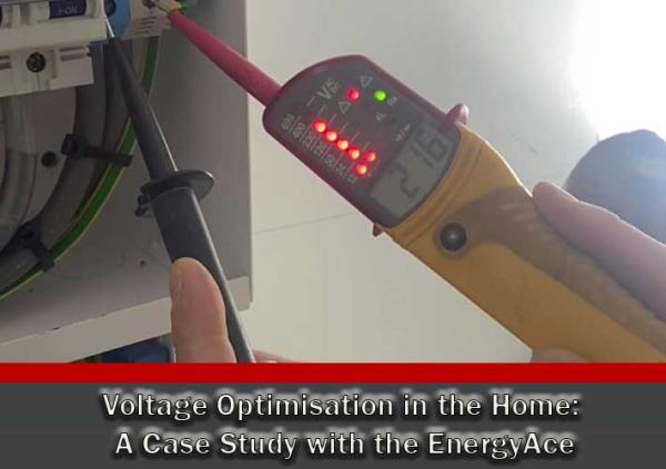 Voltage Optimisation in the Home: A Case Study with the EnergyAce